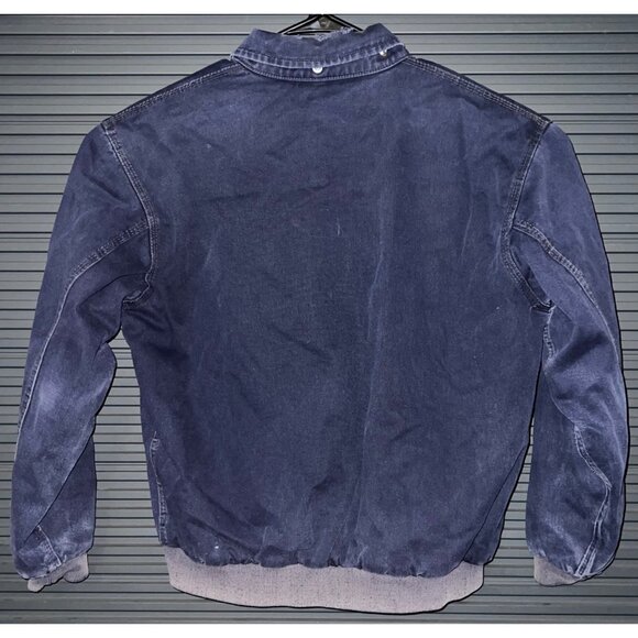 Rasco FR Navy Flame-Resistant Jacket Size L Industrial Workwear Carhartt Style - Picture 2 of 14